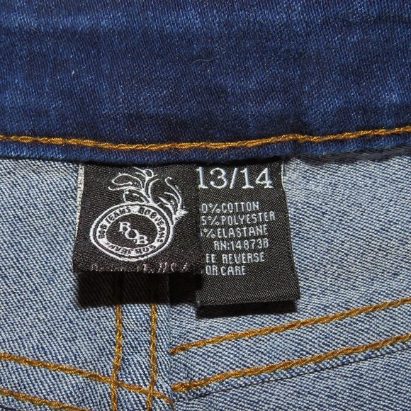 BOB Jeans Distressed High-Waist Skinny Jeans 13/14 - Picture 7 of 7